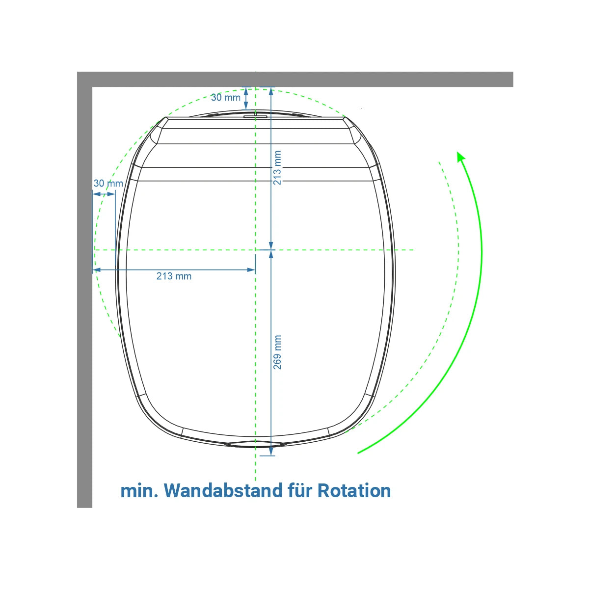 LooSeal® ELITE – Vannfritt forseglingtoalett for permanent installasjon